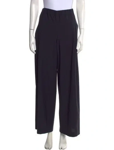 Pre-owned Twp Wool Wide Leg Pants In Blue