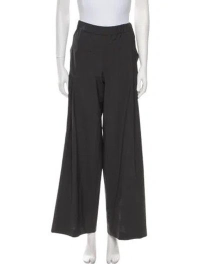 Pre-owned Twp Wool Wide Leg Pants In Gray
