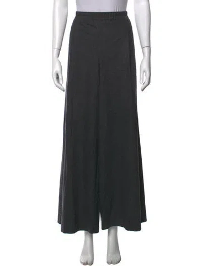 Pre-owned Twp Wool Wide Leg Pants In Gray