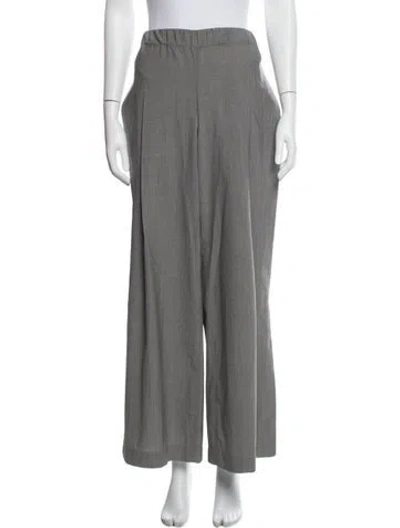 Pre-owned Twp Wool Wide Leg Pants W/ Tags In Gray