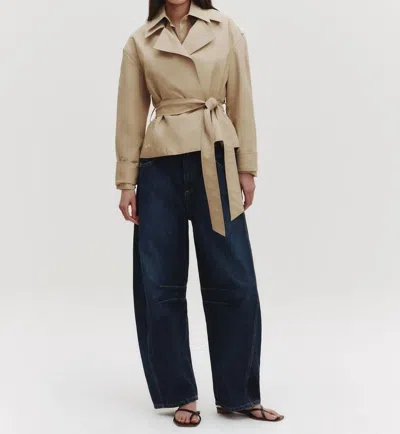 Twp Wrapped Up Jacket In Khaki
