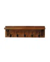 Tx Usa Corporation Victoria Shelf 42" With Hooks In Natural