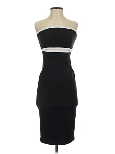 Pre-owned Tyche Casual Dress In Black