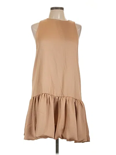 Pre-owned Tyche Casual Dress In Brown