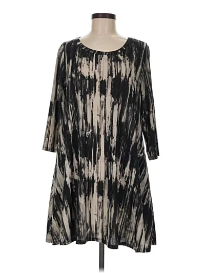 Pre-owned Tyche Casual Dress In Gray