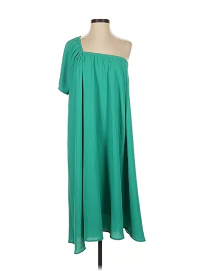 Pre-owned Tyche Casual Dress In Green