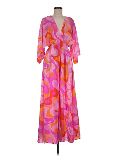 Pre-owned Tyche Casual Dress In Pink