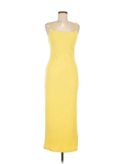 Pre-owned Tyche Casual Dress In Yellow