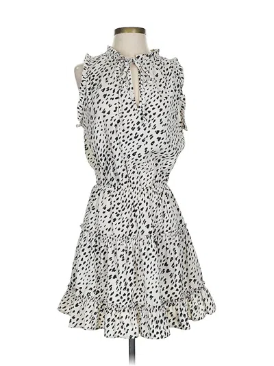 Pre-owned Tyche Cocktail Dress In White