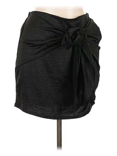 Pre-owned Tyche Formal Skirt In Black