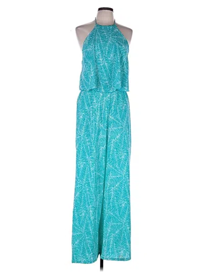 Pre-owned Tyche Jumpsuit In Teal