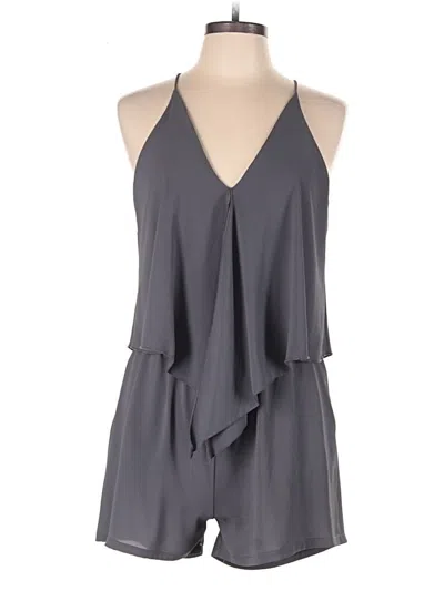 Pre-owned Tyche Romper In Gray