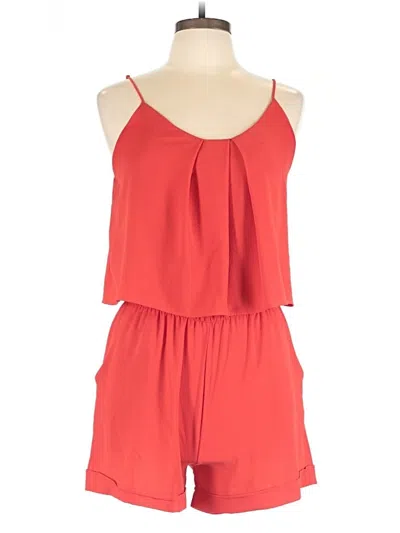 Pre-owned Tyche Romper In Red