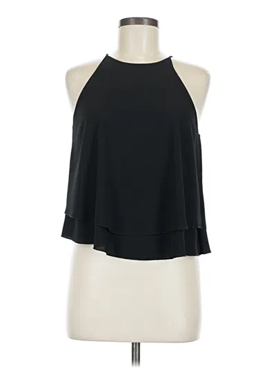 Pre-owned Tyche Sleeveless Blouse In Black