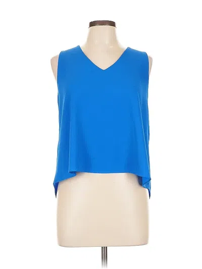 Pre-owned Tyche Sleeveless Blouse In Blue