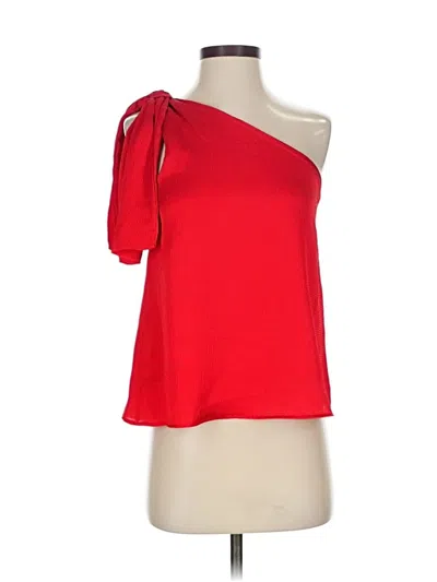 Pre-owned Tyche Sleeveless Blouse In Red