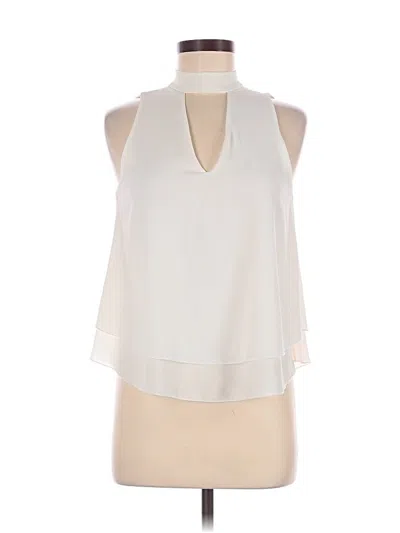 Pre-owned Tyche Sleeveless Blouse In White
