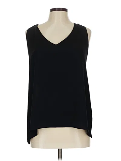 Pre-owned Tyche Sleeveless Top Black V-neck Tops