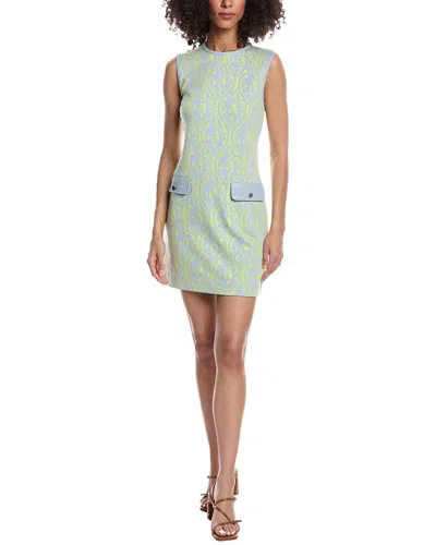 Tyler Boe Tyler Böe Blue Mosaic Mini Dress