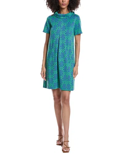Tyler Boe Tyler Böe Kristen Inverted Pleat Jacquard Mini Dress In Green