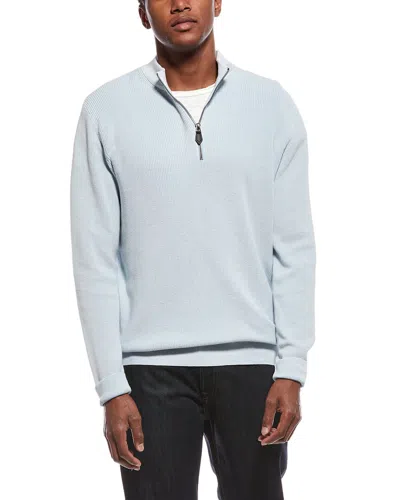 Tyler Boe 1/4-zip Sweater In Blue