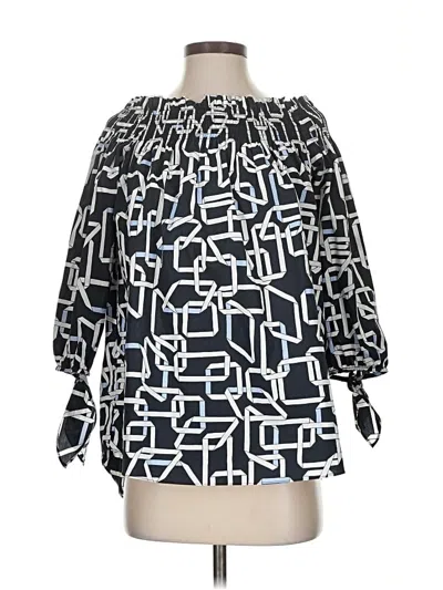 Pre-owned Tyler Boe 3/4 Sleeve Blouse In Black