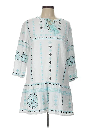 Pre-owned Tyler Boe 3/4 Sleeve Blouse In Teal