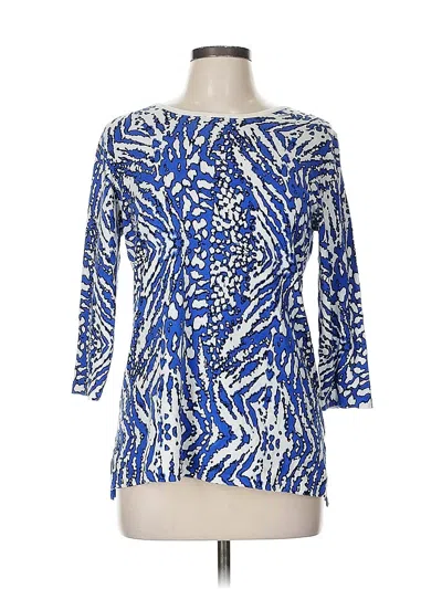 Pre-owned Tyler Boe 3/4 Sleeve T-shirt In Blue