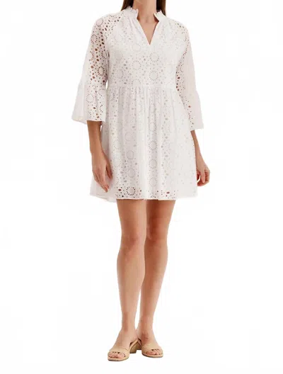 Tyler Boe Abbie Eyelet Dress In White
