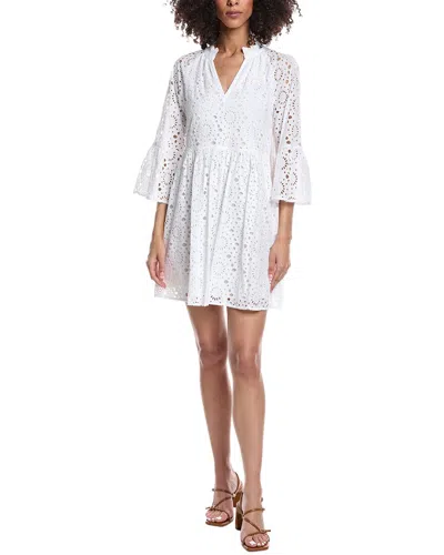 Tyler Boe Abbie Eyelet Mini Dress In White