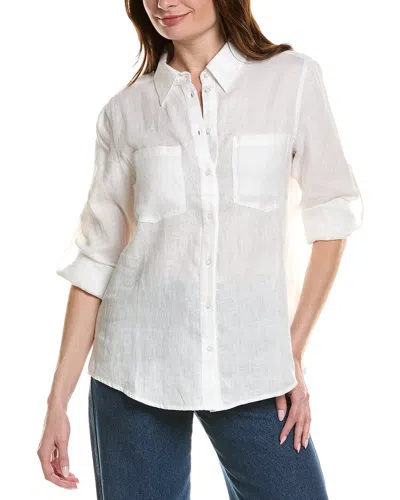 Tyler Boe Addison Linen Shirt In White