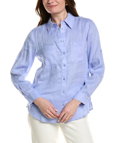 Tyler Boe Addison Linen Shirt In White