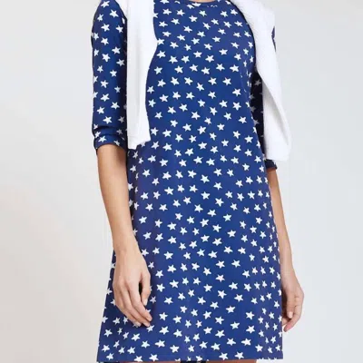 Tyler Boe Alexa Stars Dress In Multi Stars In Blue