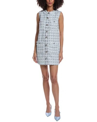 Tyler Boe Alice Boucle Mini Dress In Blue
