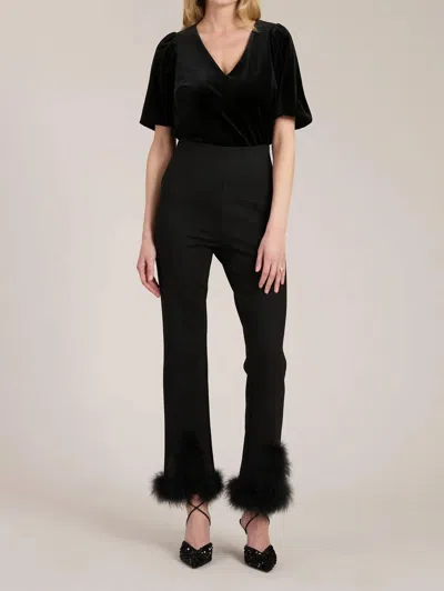 Tyler Boe Ameret Feather Pant In Black