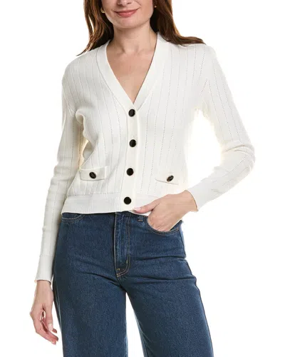Tyler Boe Bermuda Cardigan In White