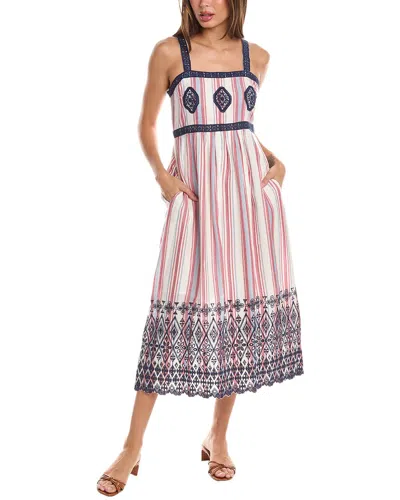 Tyler Boe Candie Midi Dress In Pink