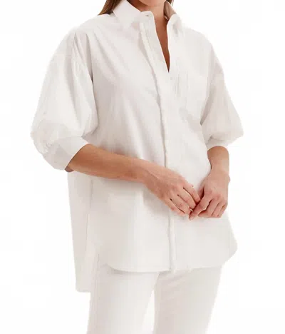 Tyler Boe Caroline Cotton Shirt In White