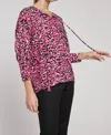 Tyler Boe Cassidy Silk Tie Top In Multi
