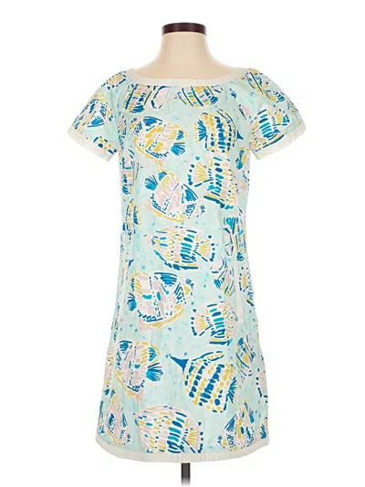 Pre-owned Tyler Boe Casual Dress In Blue