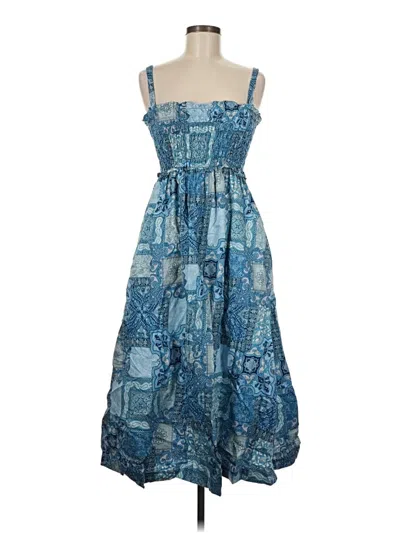 Pre-owned Tyler Boe Casual Dress In Blue