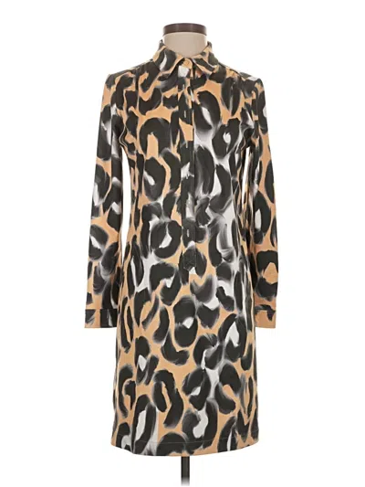 Pre-owned Tyler Boe Casual Dress In Brown