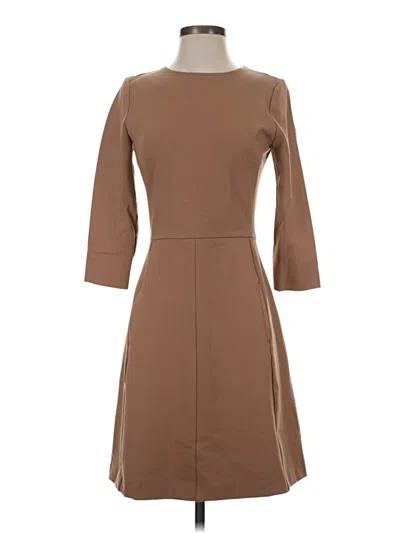 Pre-owned Tyler Boe Casual Dress In Brown