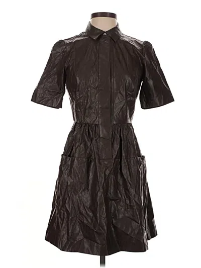 Pre-owned Tyler Boe Casual Dress In Brown