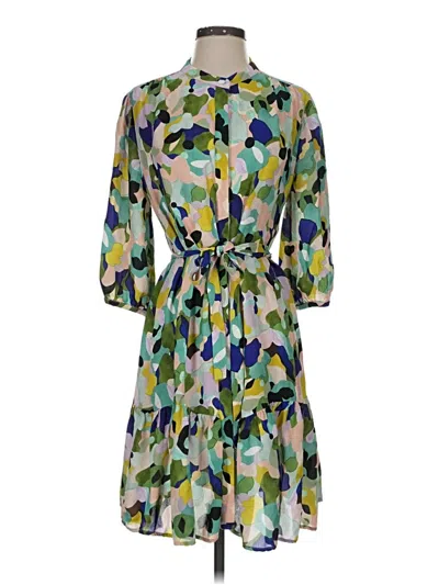 Pre-owned Tyler Boe Casual Dress In Green