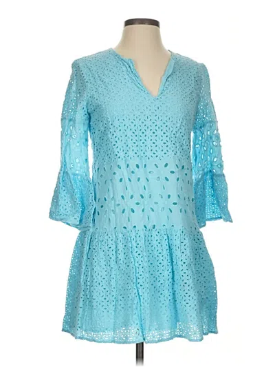 Pre-owned Tyler Boe Casual Dress In Teal