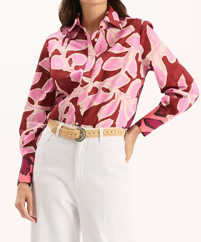 Tyler Boe Chloe Bi Print Shirt In Multi