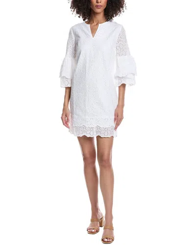 Tyler Boe Christina Eyelet Mini Dress In White