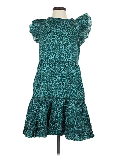 Pre-owned Tyler Boe Cocktail Dress In Teal