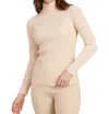 Tyler Boe Cotton Cashmere Rib Turtleneck Sweater In Ivory In Multi